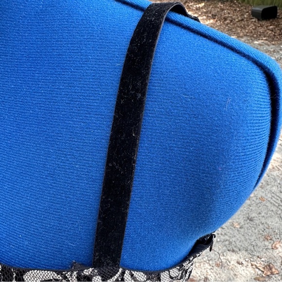 Y2K LOFT Square Neck Black Floral Mesh Velvet Camisole Top Women’s Size 12 - Picture 6 of 15